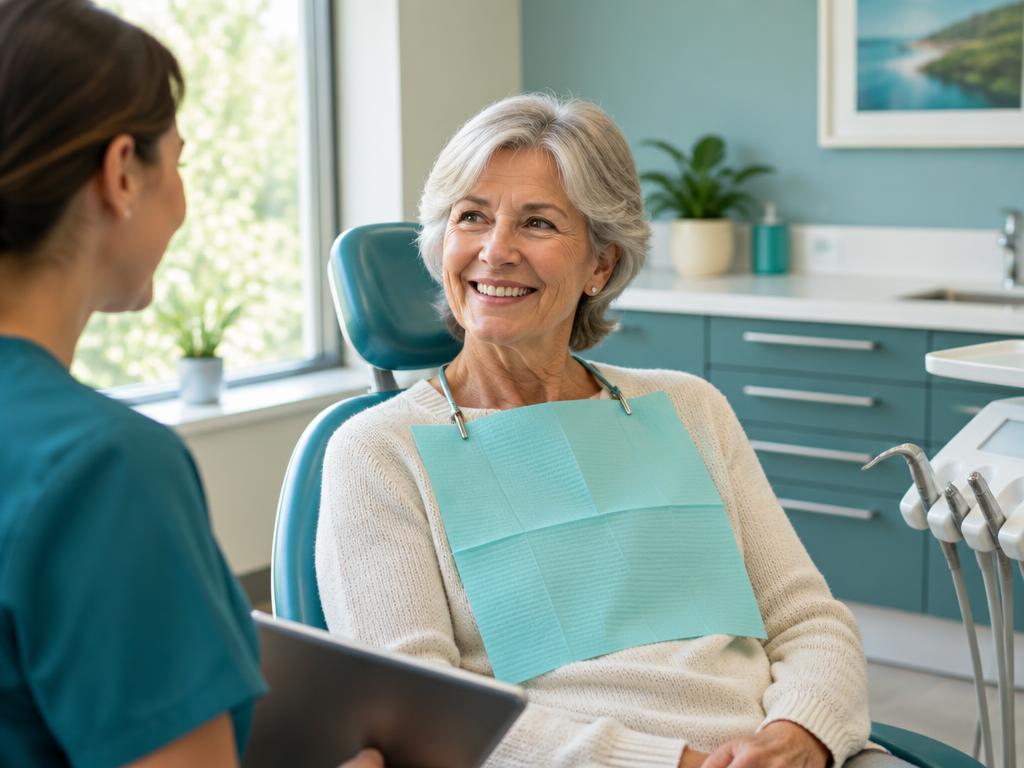 Implant-supported denture